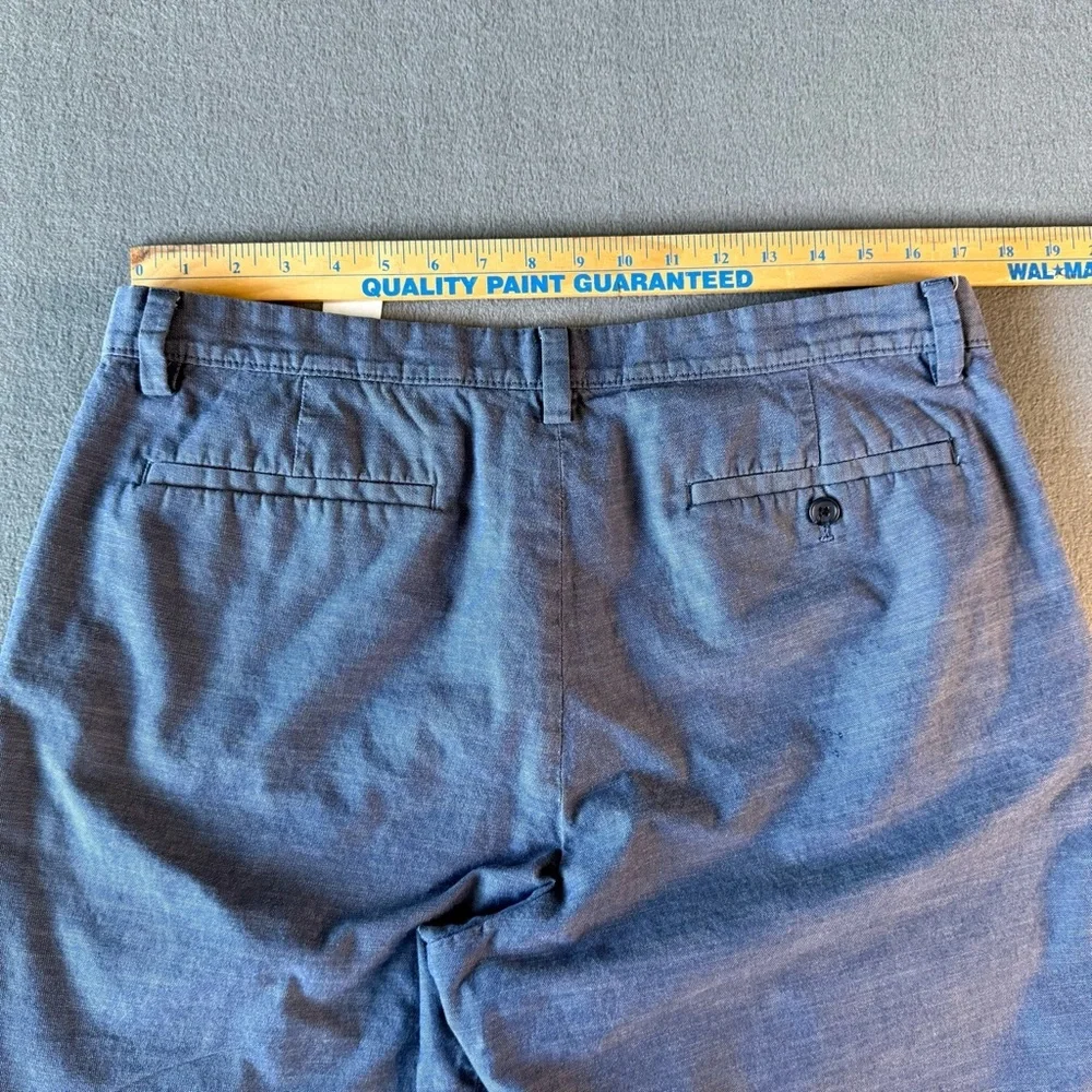 Banana Republic Aiden Light Blue Flat Front‎ Shorts 100% cotton size 36